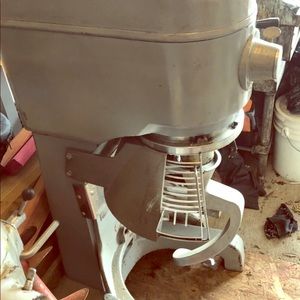 Spar 50qt commercial mixer, bowl, hook and paddle.